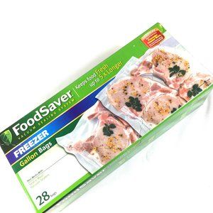 FoodSaver  1 gallon vacuum sealing system bags NWT
